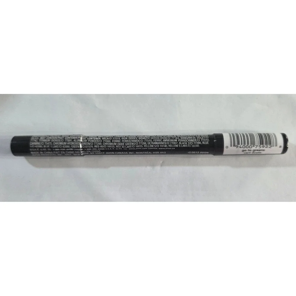 Avon Big Color Dual Ended Eye Pencil Go To Greens Shadow Stick 3.56g New Sealed